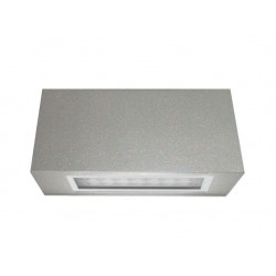 LED ΦΩΤ.ΔΙΠΛΟ ΟΡΘΟΓΩΝΙΟ ΕΠΙΤ.ΑΛOYMINIOY 3.3W ΘΕΡΜΟ ΓΚΡΙ