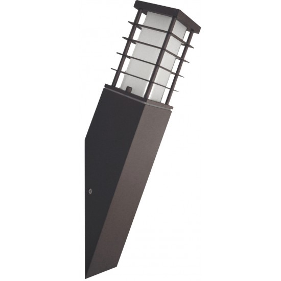 ΑΠΛΙΚΑ 7212 ΑΛΟΥΜ.ΤΕΤΡ.ΜΕ ΣΚΙΑΣΤΡΟ Φ70Χ70mmΕ27 ΣΑΓΡΕ ΣΚΟΥΡ