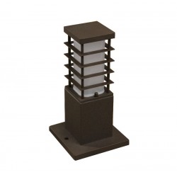 ΚΟΛΩΝΑ ΑΛ.ΤΕΤΡΑΓΩΝΗ ΜΕ ΣΚΙΑΣ D70X70 h23cm ΝΤΟΥΙ Ε27 ΣΚΟΥΡΙΑ