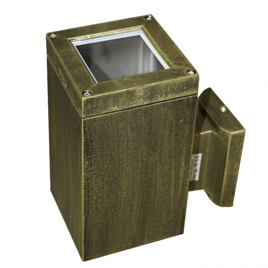 ΣΠΟΤ ΑΛΟΥΜ ΜΟΝΗΣ ΚΑΤΕΥΘΥΝ.ΤΕΤΡΑΓ.ΕΠΙΤΟΙΧΟ D108mm Ε27 ΡΟΥΣΤΙΚ