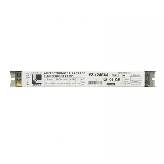 ΗΛΕΚΤΡΟΝΙΚΟ ΜΠΑΛΑΣΤ ΦΘΟΡΙΟΥ Τ5 1X24W