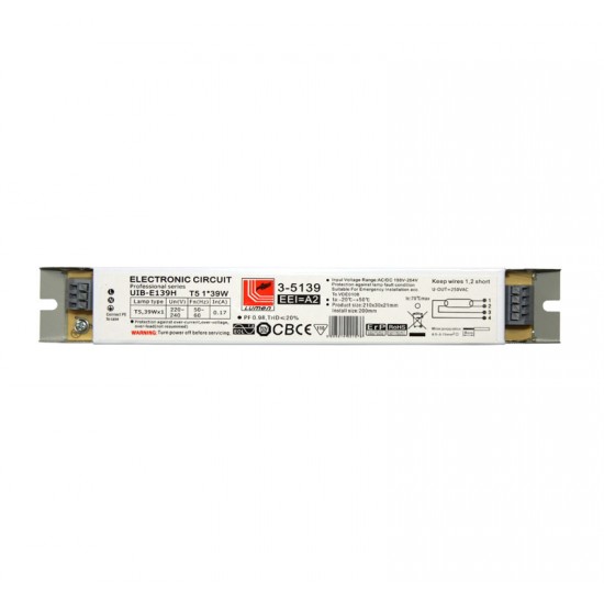 ΗΛΕΚΤΡΟΝΙΚΟ ΜΠΑΛΑΣΤ ΦΘΟΡΙΟΥ Τ5 1X39W