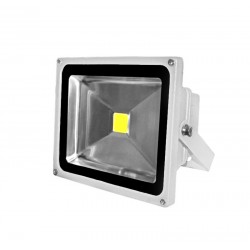 ΠΡΟΒΟΛΕΑΣ LED-COB 30W 230V 3100K IP65 ΛΕΥΚΟΣ