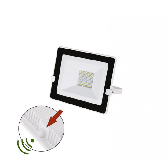 ΠΡΟΒΟΛΕΑΣ LED-SMD 30W ΦΩΤΟΚΥΤΤΑΡΟ 4000Κ IP65 ΛΕΥΚΟΣ ΠΡΟΒΟΛΕΑΣ LED-SMD 30W ΦΩΤΟΚΥΤΤΑΡΟ 4000Κ IP65 ΛΕΥΚΟΣ