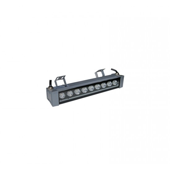 ΠΡΟΒΟΛΕΑΣ LED ΙΣΧΥΟΣ ΕΠΙΜΗΚΗΣ 0,3Μ 10W 10° ΜΠΛΕ IP65 ΓΚΡΙ