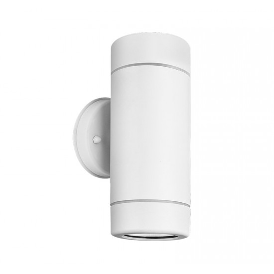 ΣΠΟΤ PC ΕΠΙΤΟΙΧΟ ΔΙΠΛΗΣ ΚΑΤΕΥΘΥΝΣΗΣ Φ60 GU10 IP44 ΛΕΥΚΟ