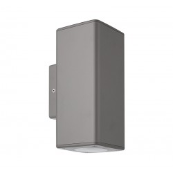 ΣΠΟΤ PC ΕΠΙΤ ΔΙΠΛΗΣ ΚΑΤΕΥΘ.ΤΕΤΡΑΓΩΝΟ D90mm GU10 IP54 ΓΚΡΙ