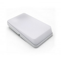 LED ΑΠΛΙΚΑ ΑΛΟΥΜΙΝΙΟΥ ΟΡΘΟΓΩΝΙΑ 9W 3000K ΙΡ54 ΛΕΥΚΗ