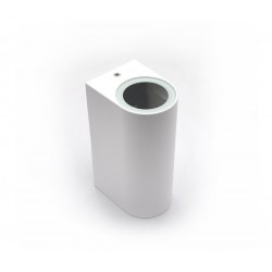 ΣΠΟΤ PC ΕΠΙΤΟΙΧΟ ΟΒΑΛ 2XGU10 ΛΕΥΚΟ