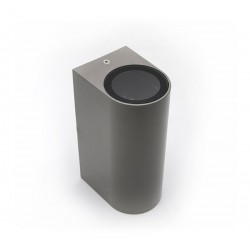 ΣΠΟΤ PC ΕΠΙΤΟΙΧΟ ΟΒΑΛ 2XGU10 ΓΚΡΙ