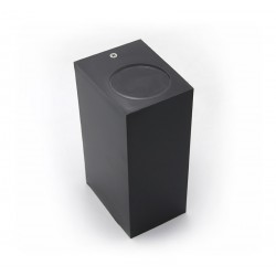 LED ΣΠΟΤ PC ΕΠΙΤΟΙΧΟ ΤΕΤΡΑΓΩΝΟ ΓΡΑΦΙΤΗΣ 2XGU10