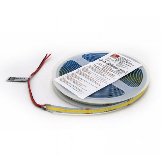 ΤΑΙΝΙΑ COB LED 5m 24VDC 11W/m 480LED/m 6500K ΨΥΧΡΟ IP20