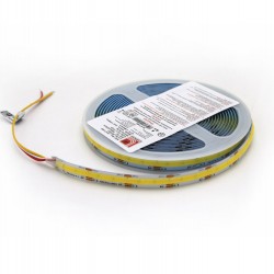 ΤΑΙΝΙΑ COB LED 5m 24VDC 14W/m 304+304 LED/m CCT IP20