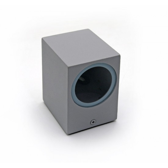 ΣΠΟΤ ΑΛΟΥΜΙΝΙΟΥ ΕΠΙΤΟΙΧΟ ΤΕΤΡΑΓΩΝΟ 1XGU10 ΓΚΡΙ ΣΠΟΤ ΑΛΟΥΜΙΝΙΟΥ ΕΠΙΤΟΙΧΟ ΤΕΤΡΑΓΩΝΟ 1XGU10 ΓΚΡΙ