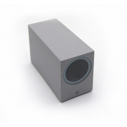 ΣΠΟΤ ΑΛΟΥΜΙΝΙΟΥ ΕΠΙΤΟΙΧΟ ΤΕΤΡΑΓΩΝΟ 2ΧGU10 ΓΚΡΙ