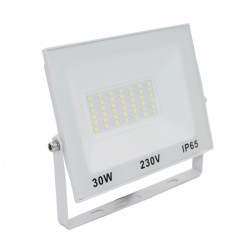 ΠΡΟΒΟΛΕΑΣ LED-SMD 30W 230V 3000K IP65 ΛΕΥΚΟΣ