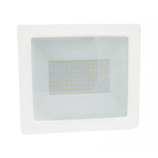 ΠΡΟΒΟΛΕΑΣ LED-SMD 100W 230V 3000K IP65 ΛΕΥΚΟΣ