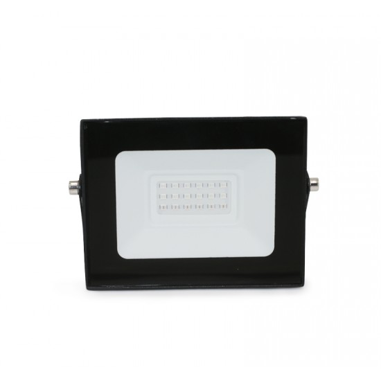 ΠΡΟΒΟΛ.LED-SMD RGB 24VDC 20W 4ΚΑΛΩΔ.ΧΡΕΙΑΖ.CONTROL ΜΑΥΡΟΣ