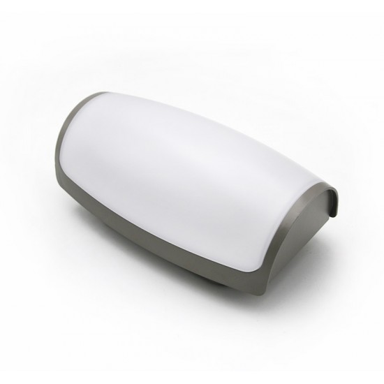 LED ΑΠΛΙΚΑ PC 12W 4000K IP65 ΓΚΡΙ LED ΑΠΛΙΚΑ PC 12W 4000K IP65 ΓΚΡΙ