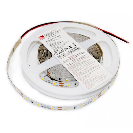 ΤΑΙΝΙΑ LED 5m 12VDC 7.2W/m 2835 60LED/m ΘΕΡΜΟ 3000K IP54