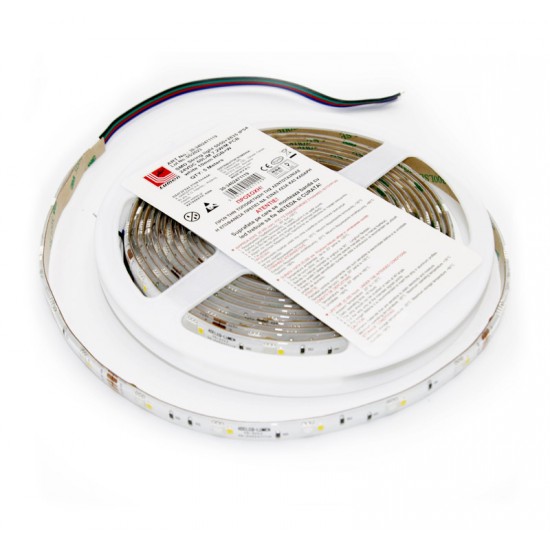 ΤΑΙΝΙΑ LED 5m 24VDC 7.2W/m 5050  36LED/m RGB+ΛΕΥΚΟ IP54