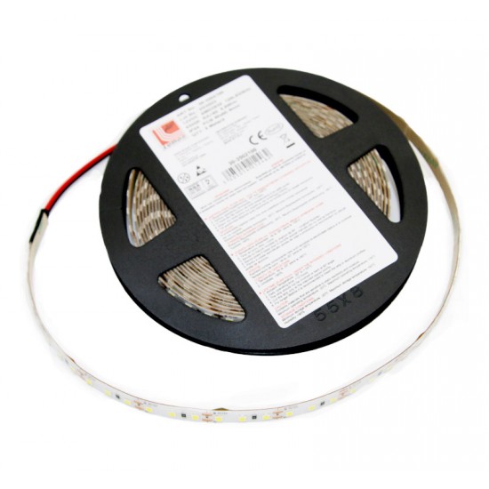 ΤΑΙΝΙΑ LED 5m 12VDC 9.6W/m 2835 120LED/m ΨΥΧΡΟ 6500K IP54