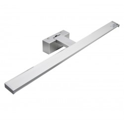 ΦΩΤΙΣΤΙΚΟ LED ΛΟΥΤΡΟΥ ΑΛΟΥΜΙΝ.&PC 80cm 15W IP44 4000K ΧΡΩΜΙΟ ΜΕ ΒΑΣΗ