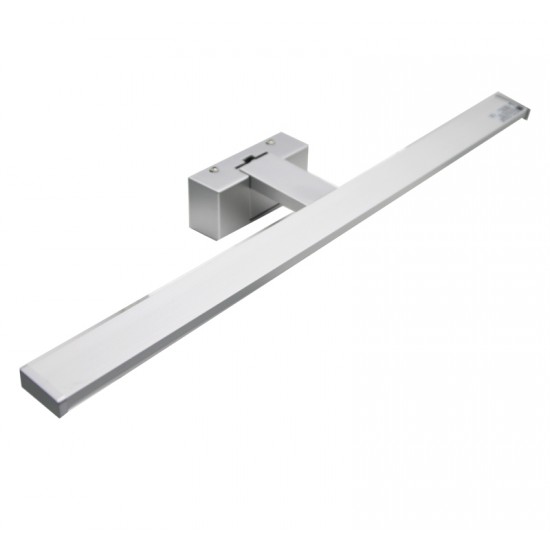 ΦΩΤΙΣΤΙΚΟ LED ΛΟΥΤΡΟΥ ΑΛΟΥΜΙΝ.&PC 80cm 15W IP44 4000K ΧΡΩΜΙΟ ΜΕ ΒΑΣΗ
