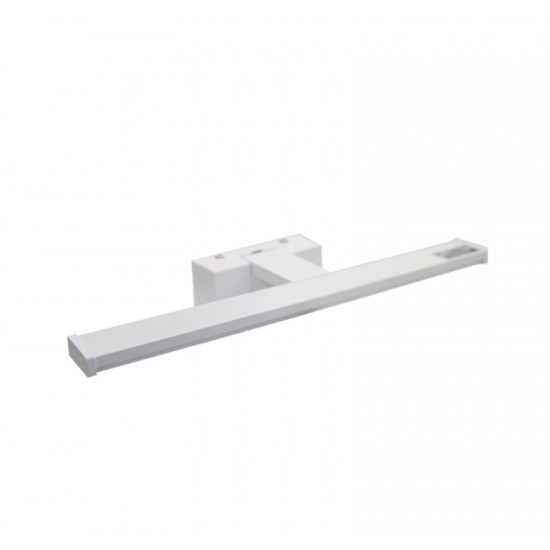 ΦΩΤΙΣΤΙΚΟ LED ΛΟΥΤΡΟΥ ΑΛΟΥΜ.&PC 60cm 12W IP44 4000K ΛΕΥΚΟ ΜΕ ΒΑΣΗ