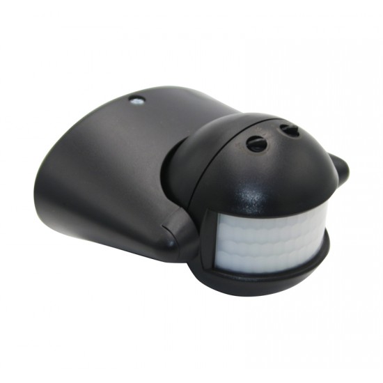 ΑΝΙΧΝΕΥΤΗΣ ΚΙΝΗΣ.ΤΟΙΧΟΥ ΣΦΑΙΡΙΚΟΣ ΥΠΕΡΥΘΡΩΝ 180° 8A ΜΑΥΡΟΣ