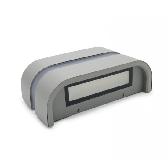 LED ΦΩΤΙΣ.ΕΠΙΤ.ΑΛΟΥΜ.ΟΒΑΛ ΔΙΠΛΗΣ ΚΑΤΕΥΘ.23W 3000K ΓΚΡΙ