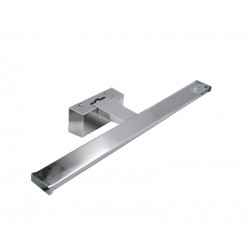 ΦΩΤΙΣΤΙΚΟ LED ΛΟΥΤΡΟΥ ΑΛΟΥΜ.&PC 60cm 12W IP44 4000K ΣΑΤΙΝΕ ΜΕ ΒΑΣΗ