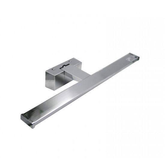 ΦΩΤΙΣΤΙΚΟ LED ΛΟΥΤΡΟΥ ΑΛΟΥΜ.&PC 60cm 12W IP44 4000K ΣΑΤΙΝΕ ΜΕ ΒΑΣΗ