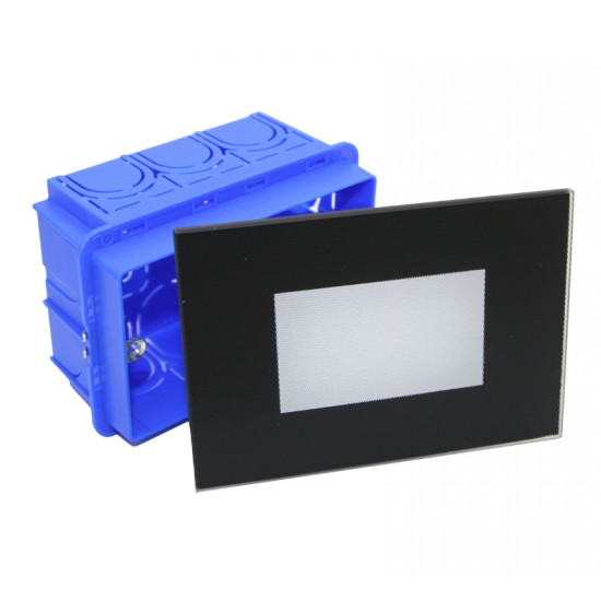 LED ΦΩΤΙΣΤΙΚΟ ΑΛΟΥΜΙΝΙΟΥ ΧΩΝΕΥΤΟ 4W 230V CCT ΓΥΑΛΙ ΜΑΥΡΟ LED ΦΩΤΙΣΤΙΚΟ ΑΛΟΥΜΙΝΙΟΥ ΧΩΝΕΥΤΟ 4W 230V CCT ΓΥΑΛΙ ΜΑΥΡΟ