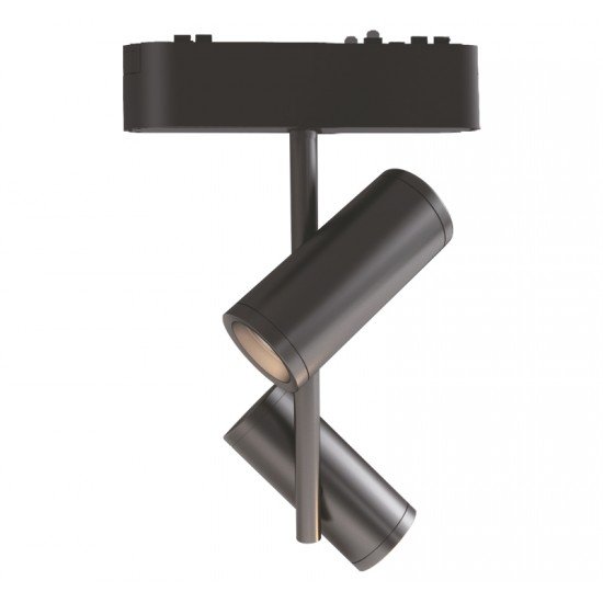 LED ΣΠΟΤ ΡΑΓΑΣ ΜΙΝΙ 2x8W 40VDC 24° 4000K ΜΑΥΡΟ