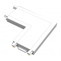 ΓΩΝΙΑ ΕΠΙΤΟΙΧΗΣ ΡΑΓΑΣ MINI ΛΕΥΚΗ