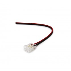 ΤΡΟΦΟΔΟΣΙΑ ΜΕ ΚΑΛΩΔΙΟ ΓΙΑ ΤΑΙΝΙΑ LED SMD ΜΟΝΟΧΡΩΜΗ 10mm