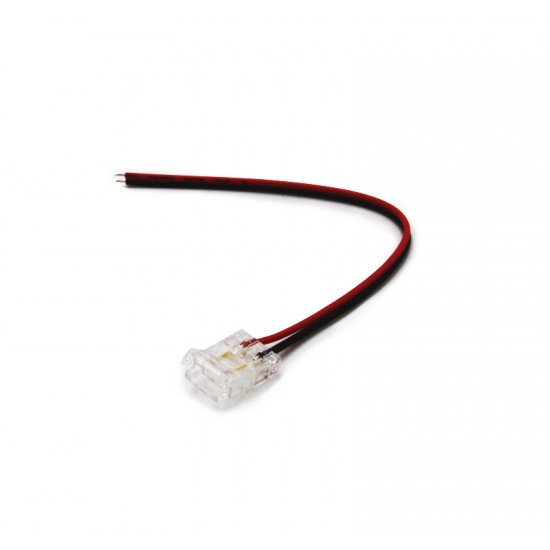 ΤΡΟΦΟΔΟΣΙΑ ΜΕ ΚΑΛΩΔΙΟ ΓΙΑ ΤΑΙΝΙΑ LED SMD ΜΟΝΟΧΡΩΜΗ 10mm