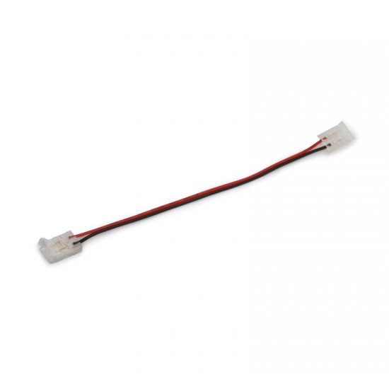 ΜΟΥΦΑ ΜΕ ΚΑΛΩΔΙΟ ΓΙΑ ΤΑΙΝΙΑ LED SMD ΜΟΝΟΧΡΩΜΗ 10mm
