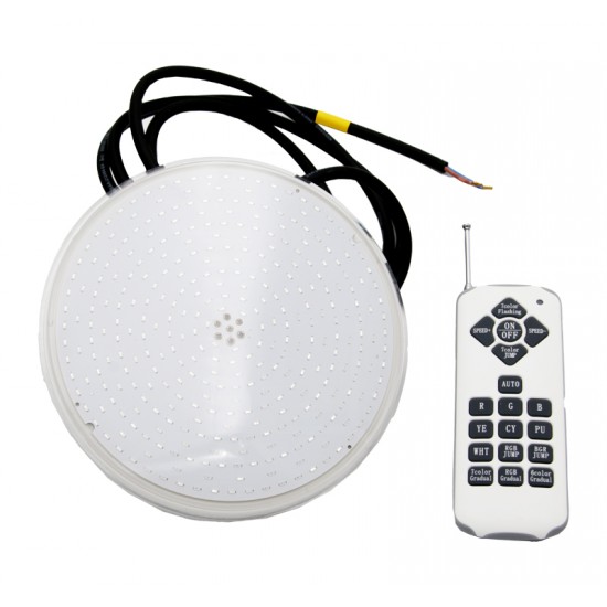 LED ΛΑΜΠΑ ΠΙΣΙΝΑΣ ΡΗΤΙΝΗΣ 24W 12AC IP68 RGB 2ΚΑΛ.&CONTROL