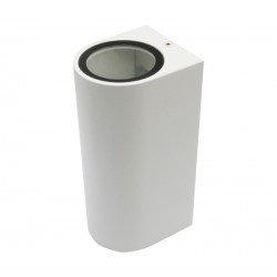 ΣΠΟΤ ΑΛΟΥΜ. ΕΠΙΤΟΙΧΟ ΟΒΑΛ ΔΙΠΛΗΣ ΚΑΤΕΥΘ. 2XGU10 ΛΕΥΚΟ