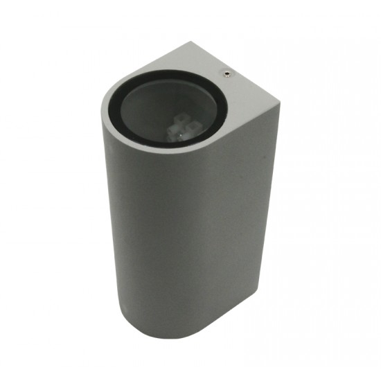 ΣΠΟΤ ΑΛΟΥΜ. ΕΠΙΤΟΙΧΟ ΟΒΑΛ ΔΙΠΛΗΣ ΚΑΤΕΥΘ. 2XGU10 ΓΚΡΙ