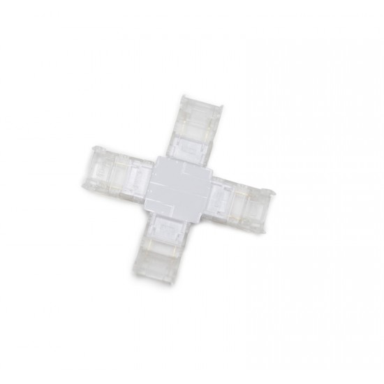 ΜΟΥΦΑ ΣΤΑΥΡΟΣ ΓΙΑ ΤΑΙΝΙA LED COB ΜΟΝΟΧΡΩΜΗ 10mm ΜΟΥΦΑ ΣΤΑΥΡΟΣ ΓΙΑ ΤΑΙΝΙA LED COB ΜΟΝΟΧΡΩΜΗ 10mm