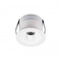 LED ΣΠΟΤ ΧΩΝΕΥΤΟ ΑΛΟΥΜΙΝΙΟΥ 3W 25° 230V 3000K ΛΕΥΚΟ