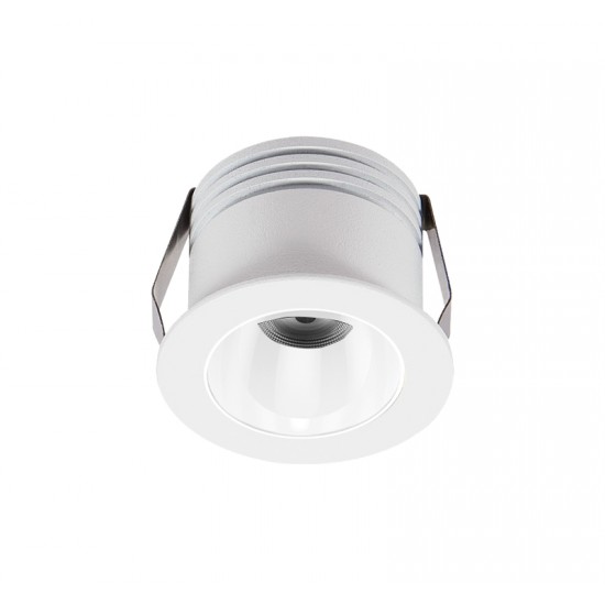 LED ΣΠΟΤ ΧΩΝΕΥΤΟ ΑΛΟΥΜΙΝΙΟΥ 3W 50° 230V 3000K ΛΕΥΚΟ LED ΣΠΟΤ ΧΩΝΕΥΤΟ ΑΛΟΥΜΙΝΙΟΥ 3W 50° 230V 3000K ΛΕΥΚΟ