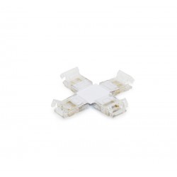 ΜΟΥΦΑ ΣΤΑΥΡΟΣ ΓΙΑ ΤΑΙΝΙA LED SMD ΜΟΝΟΧΡΩΜΗ 10mm