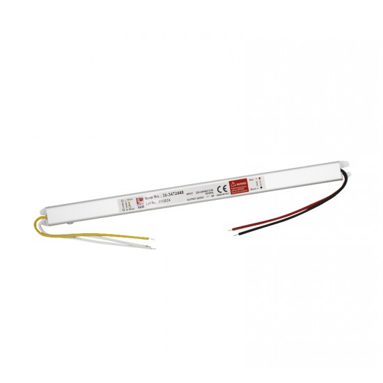 ΤΡΟΦΟΔΟΤΙΚΟ ΣΤΕΝΟ ΓΙΑ ΤΑΙΝΙΕΣ LED 230V/24VDC 48W IP20