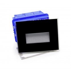 LED ΦΩΤ.ΑΛΟΥΜ.ΧΩΝΕΥΤΟ ΕΜΜΕΣΟΥ ΦΩΤΙΣΜ. 4W CCT ΓΥΑΛΙ ΜΑΥΡΟ