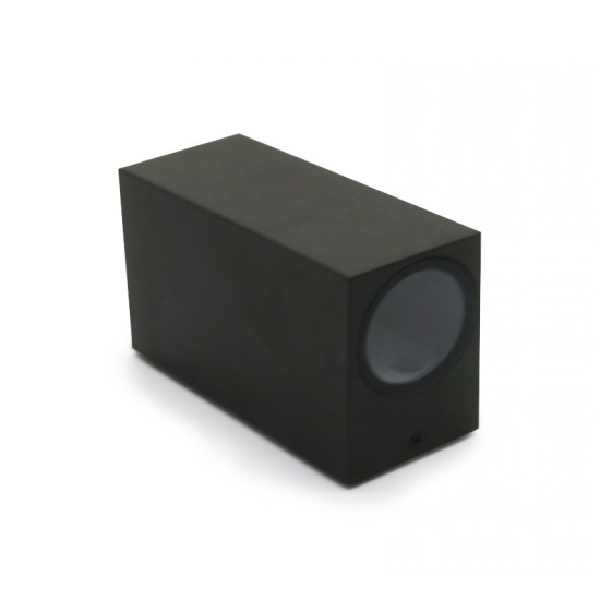 ΣΠΟΤ ΑΛΟΥΜΙΝΙΟΥ ΕΠΙΤΟΙΧΟ ΤΕΤΡΑΓΩΝΟ 2ΧGU10 ΚΑΦΕ-ΓΡΑΦΙΤΗ