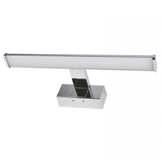 ΦΩΤΙΣΤΙΚΟ LED ΛΟΥΤΡΟΥ ΑΛΟΥΜ.&PC 40cm 8W IP44 4000K ΧΡΩΜΙΟ ΜΕ ΒΑΣΗ